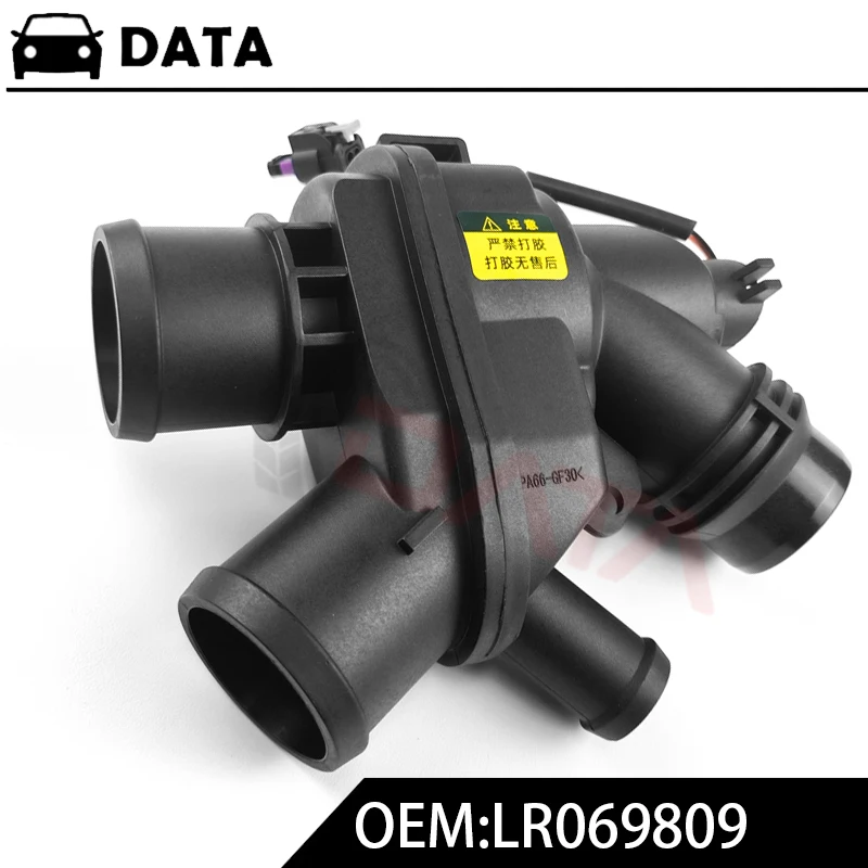 DATA LR117568 Thermostat with Sensor for Land Rover LR4 2010-2013 Range Rover Sport 2015-2022 3.0L Replace LR107288 LR095895