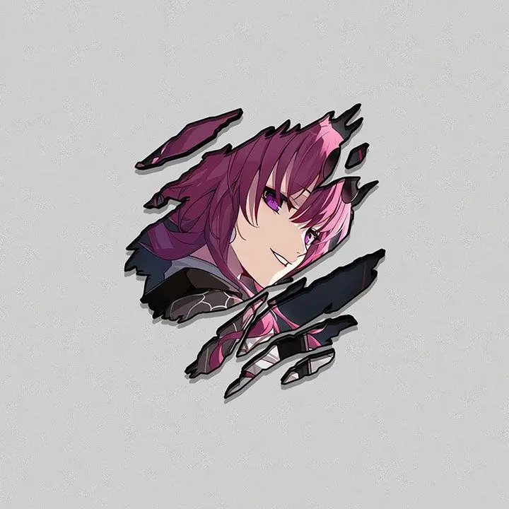 

2025 Anime Game Honkai: Star Rail Creative Eye Expression Japanese Sticker Automobile Motorcycle Mobile Phone Sticker Decoration