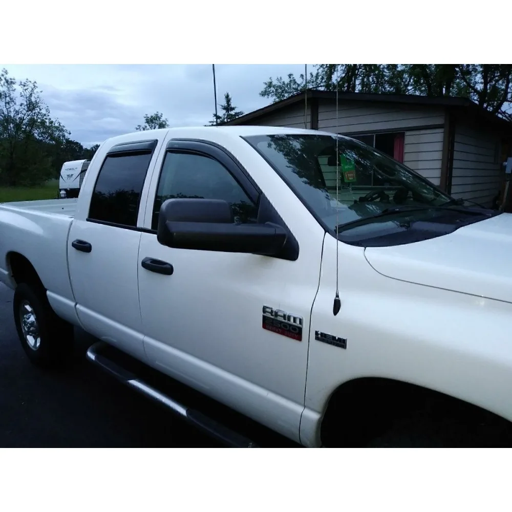 

For 2002-2009 Dodge Ram Quad Cab 1500 2500 3500 Window Visors Sun Rain Guards*