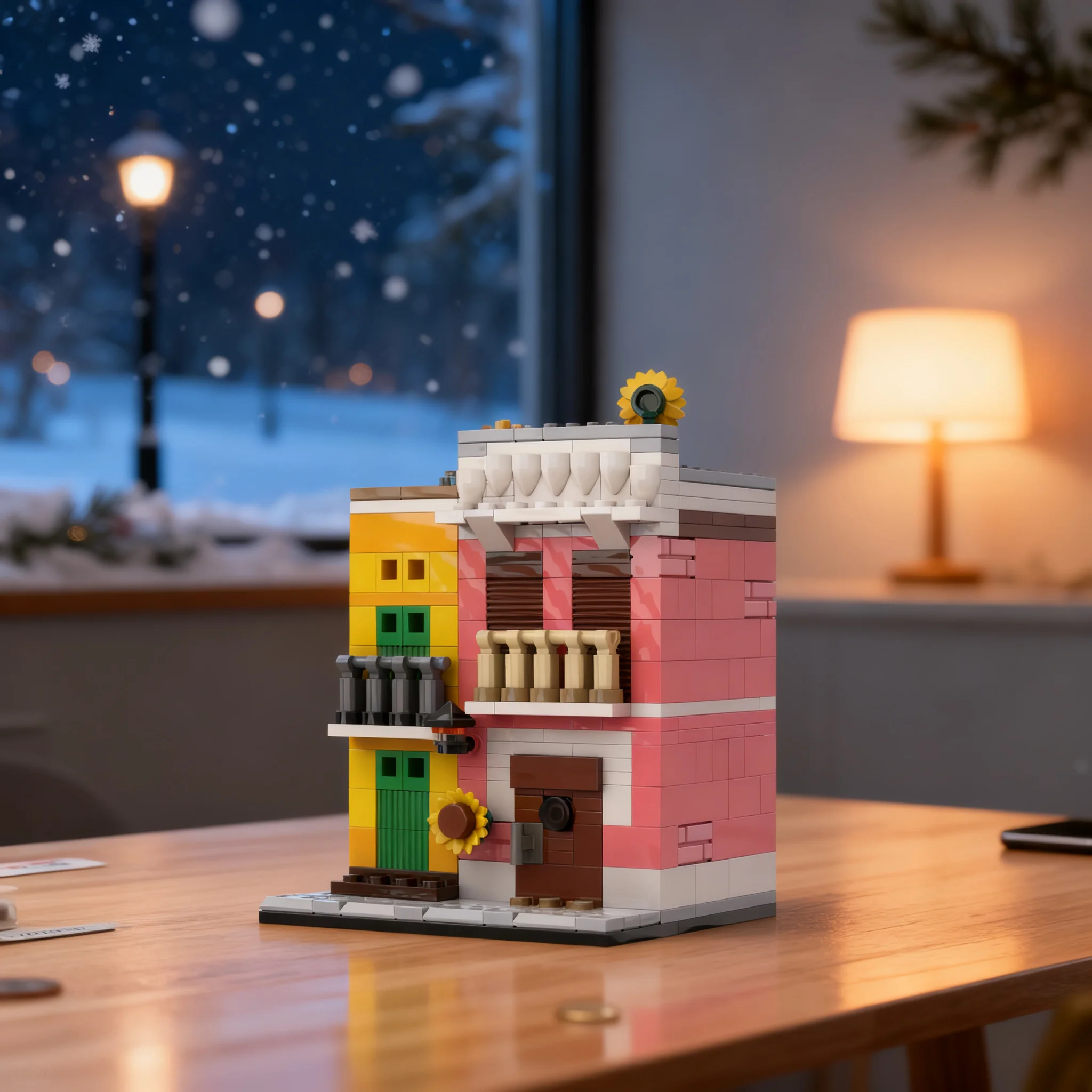 445pcs MOC Houses The World Old San Juan Model Building Blocks Construction Creative DIY Assemble Birthday Christmas Gifts Toy