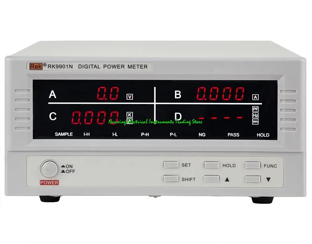 

RK9901N Intelligent Power Meter 600V,20A,12000W,12KWAlarm Function Current And Power Over The Upper And Lower Limit Alarm