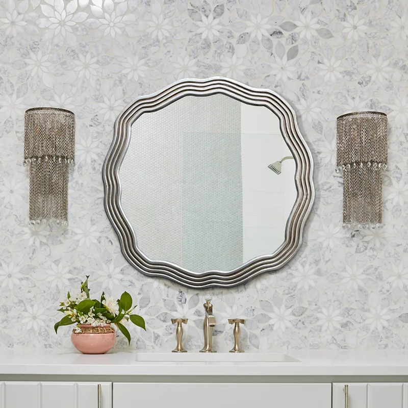 Entrance Hall Bedside Elegant Decorative Mirrors Nordic Alien Luxury Decorative Mirrors Ornaments Makeup Espejos Room Decoration