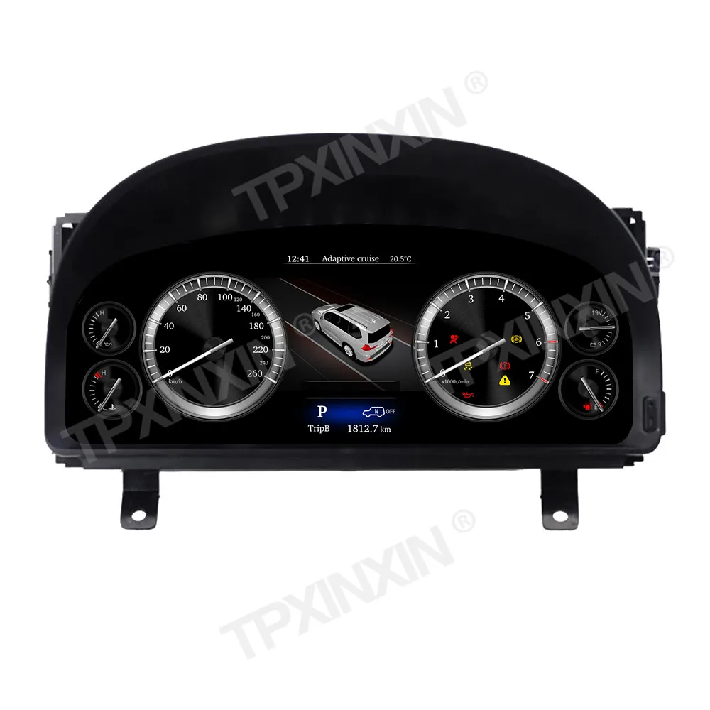 

12.3 Inch LCD Digital Cluster For Toyota Alphard 20 Series 2008-2014 LCD Instrument Penal Speedometer Odometer Dashboard Display