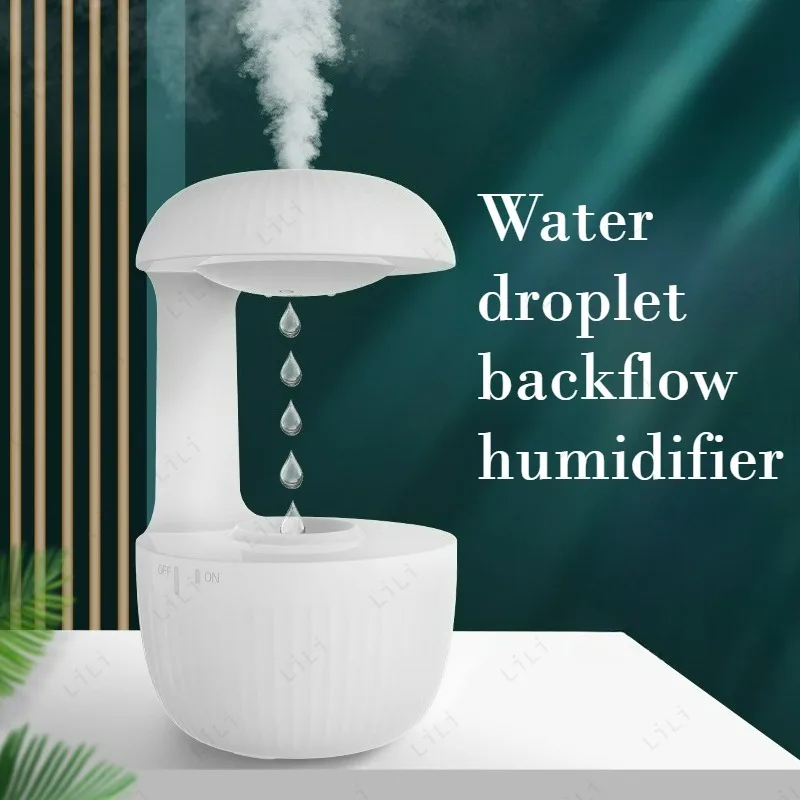 

Антигравитационный увлажнитель воздуха с обратным потоком капель воды, мини-аромадиффузор для эфирных масел, ультразвуковая лампа для дома