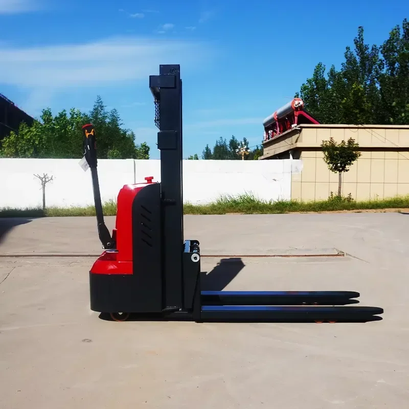 High Lift 1.5 Ton Electric Pallet Stacker, Max 6m Lifting Mast, Support OEM Custom Logo & Color Painting