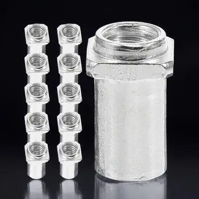 

20Pcs Floor Drum Swivel Nuts 6Mm Replacement for Tom Lug Spare Part Drum Hardware Sturdy Build Enhanced Friction Texture