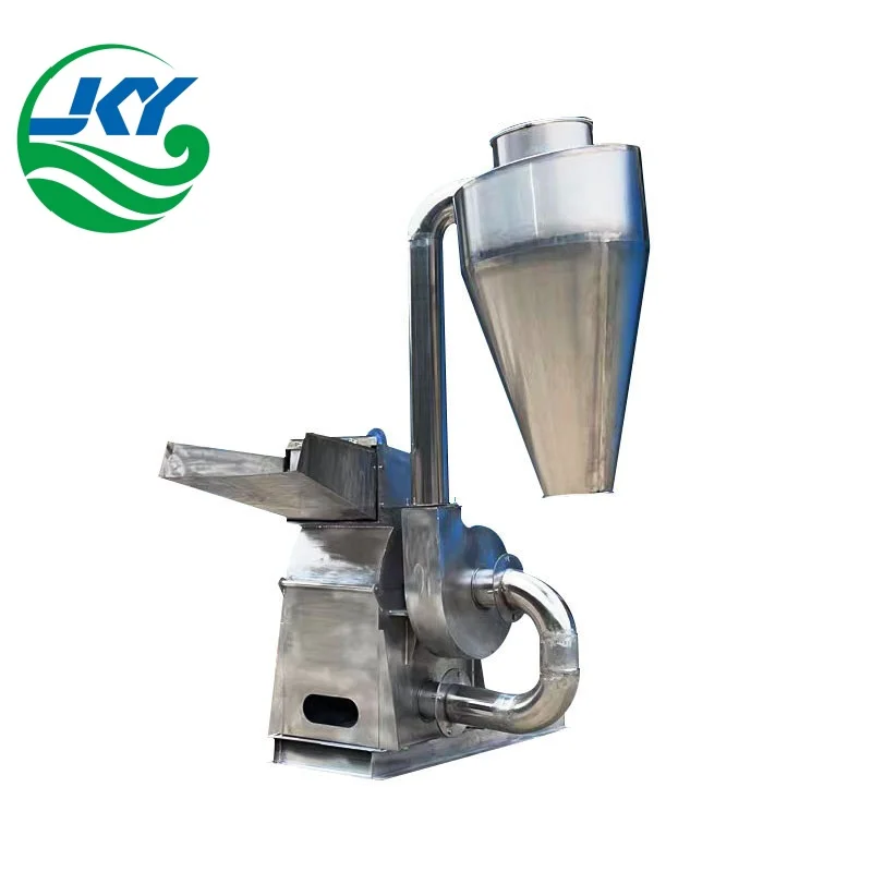 304 Stainless Steel Hammer Mill Crusher For Grain Corn Wheat Soybean Animal Feed Grinding Machine