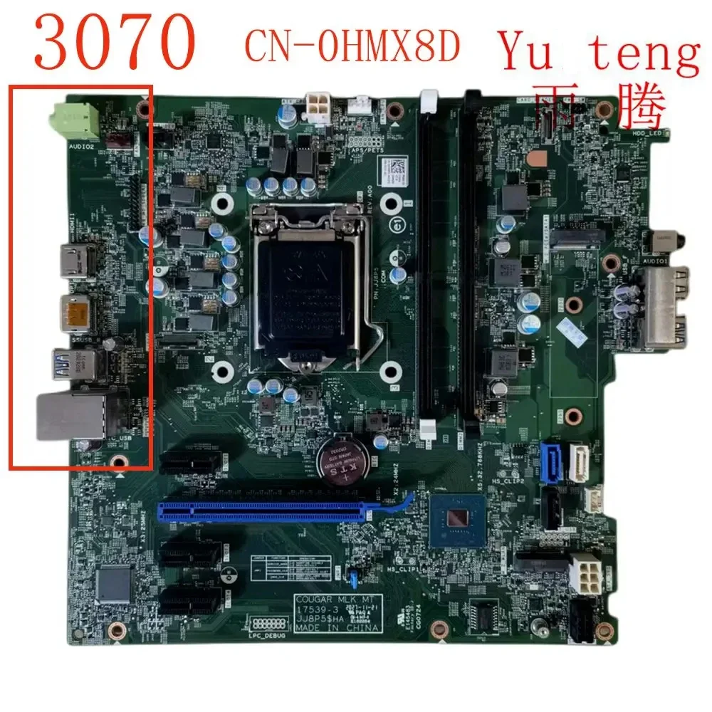 CN-0HMX8D para dell optiplex 3070 mt placa-mãe de desktop 0hmx8d hmx8d jj8p5 0hmx 17539-3 mainboard100% testado ok transporte rápido