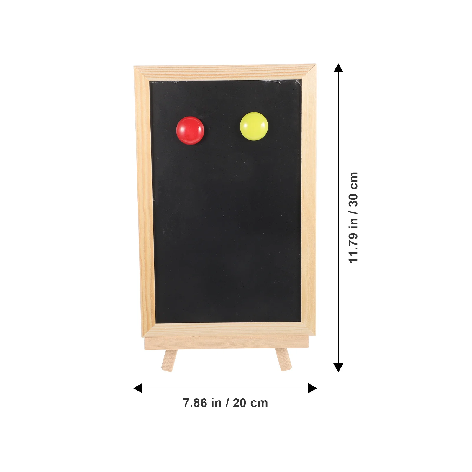

1Set Small Chalkboard Signs Portable Message Board Rectangular Wood Easel for Home Bar Cafe Restaurant Decoration