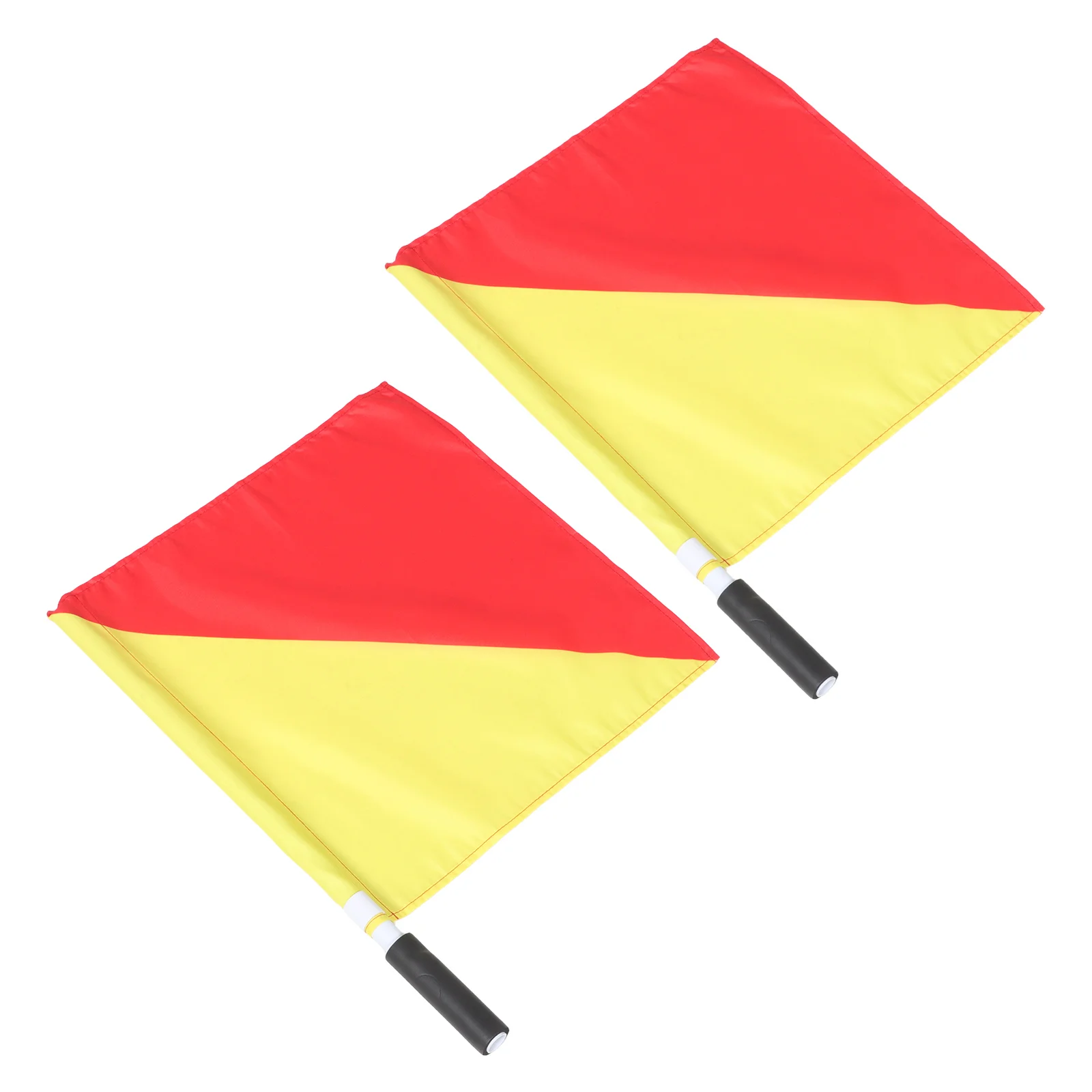 Training Flag Volleyball Referee Equipment Signal Hand Safety Match Commanding Conducting Flags Football for Referees