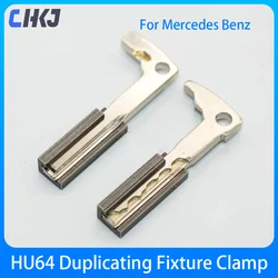 CHKJ 2 teile/los HU64 Duplizieren Leuchte Clamp Für Mercedes Benz Key Blank Schlüssel Schneiden Maschine Zubehör Schlüssel Cutter Maschine Teil