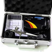 USTAR UA-110019 Airbrush kit R-201A 0.4mm Air Pump Set black