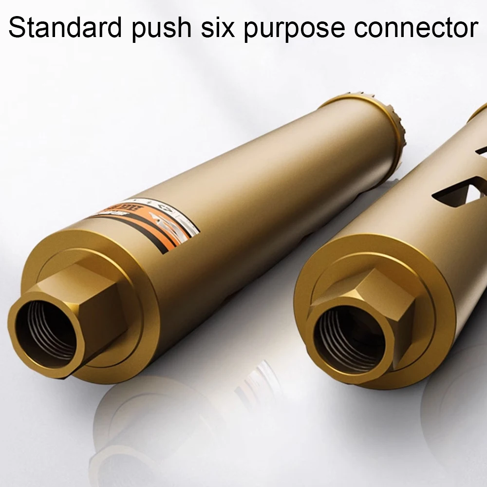 1PC Dry Drilling Thread Water Drill Bit Fast 63 Air Conditioning Concrete Wall Water Drill Machine Without Water Opening Device