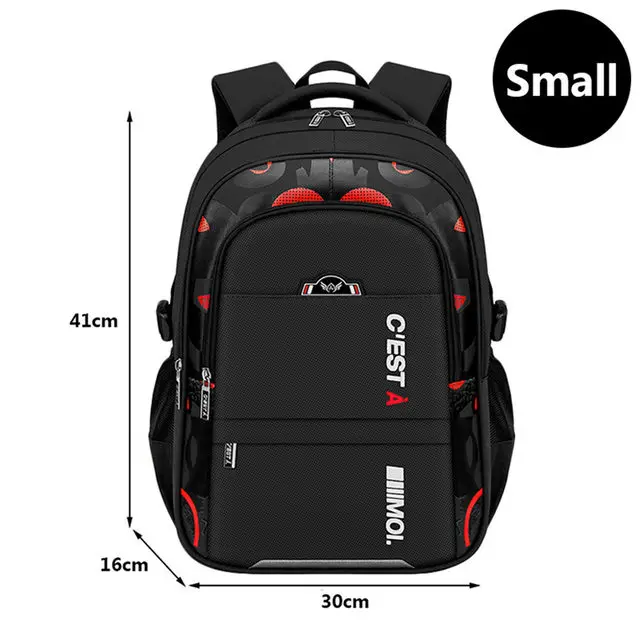 AyeBeau Rucksack Schultasche Rucksack für Jungen Kinder Kind Kind Teenager Schultasche männliche Männer Primäre Büchertasche Rucksack Buch Portfolio Teen 9
