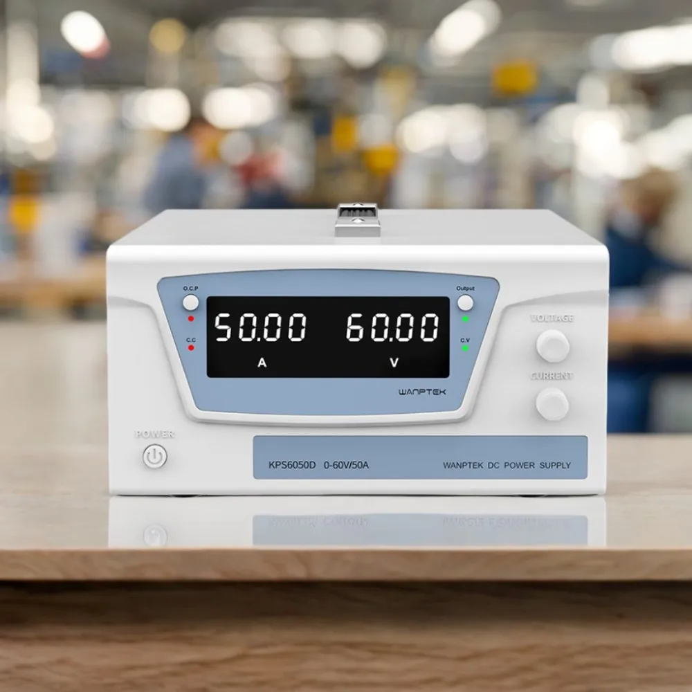 

Wanptek Variable High Power Switching Power Supply KPS3060D 0-30V 0-60A Bench Adjustable Dc Power Supply Lab 220V110V