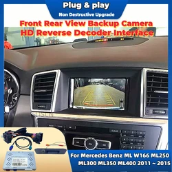 Reverse Camera Kit Special For Mercedes Benz ML W166 ML250 ML300 ML350 ML400 2011 ~ 2015 OEM Screen HD Front Rear Backup Camera