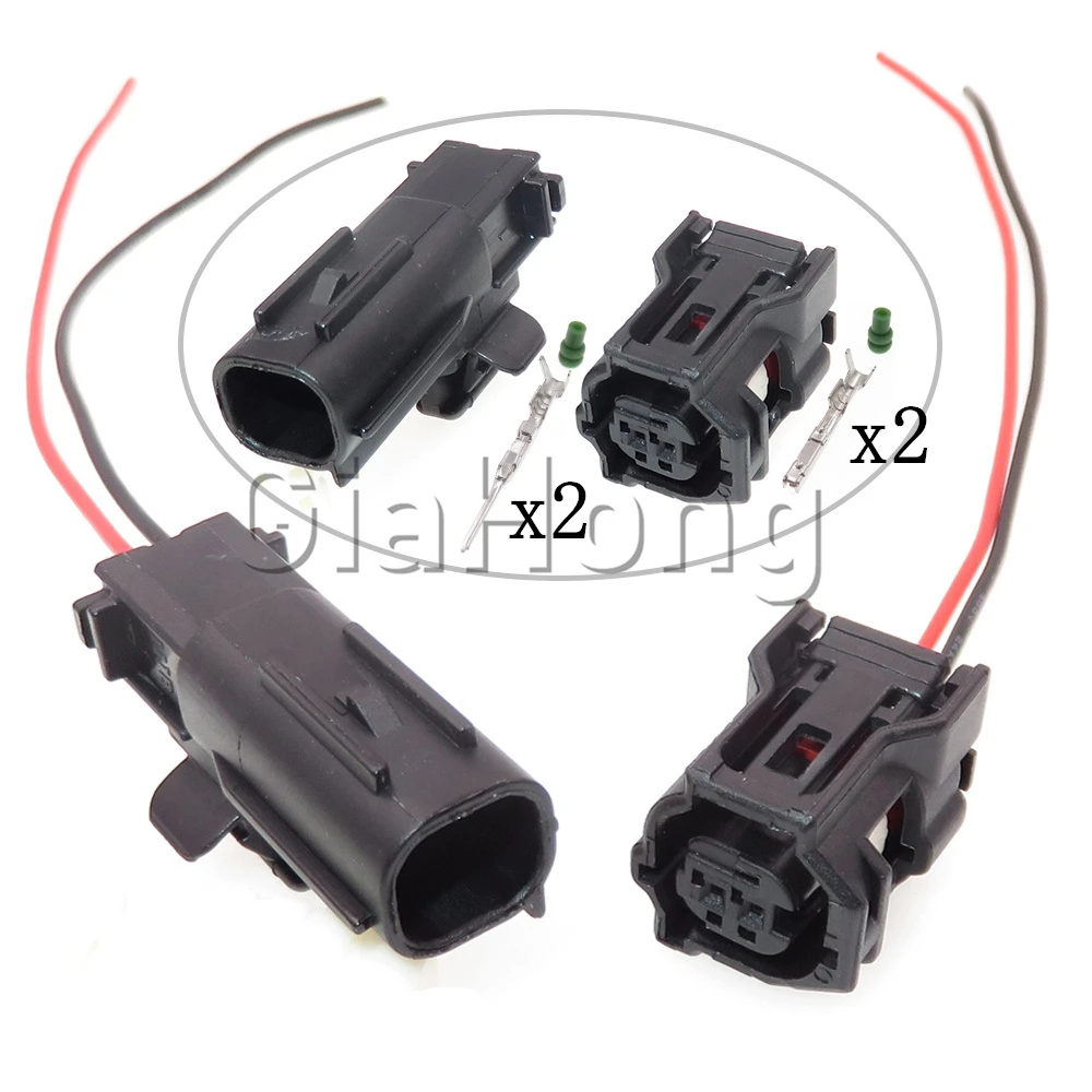 

1 Set 2 Ways Starter 90980-12416 6188-4797 6189-1161 Car ABS Wheel Speed Sensor Sealed Plug For Toyota Automobile Wire Socket