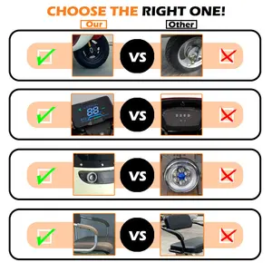 Fulilke und Tricyclo Electric Scooter 3 Räder Elektrisches Dreidreizmotorrad für Erwachsene Passagier 9 Main 3 -Rad -Mota -Verkauf - №6