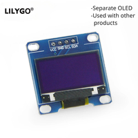 LILYGO® TTGO 0.96 Inch OLED White Color Text Display Module 128*64 LCD Display I2C 0.96 Iic Serial 128x64 For T-BEAM and T-SIM