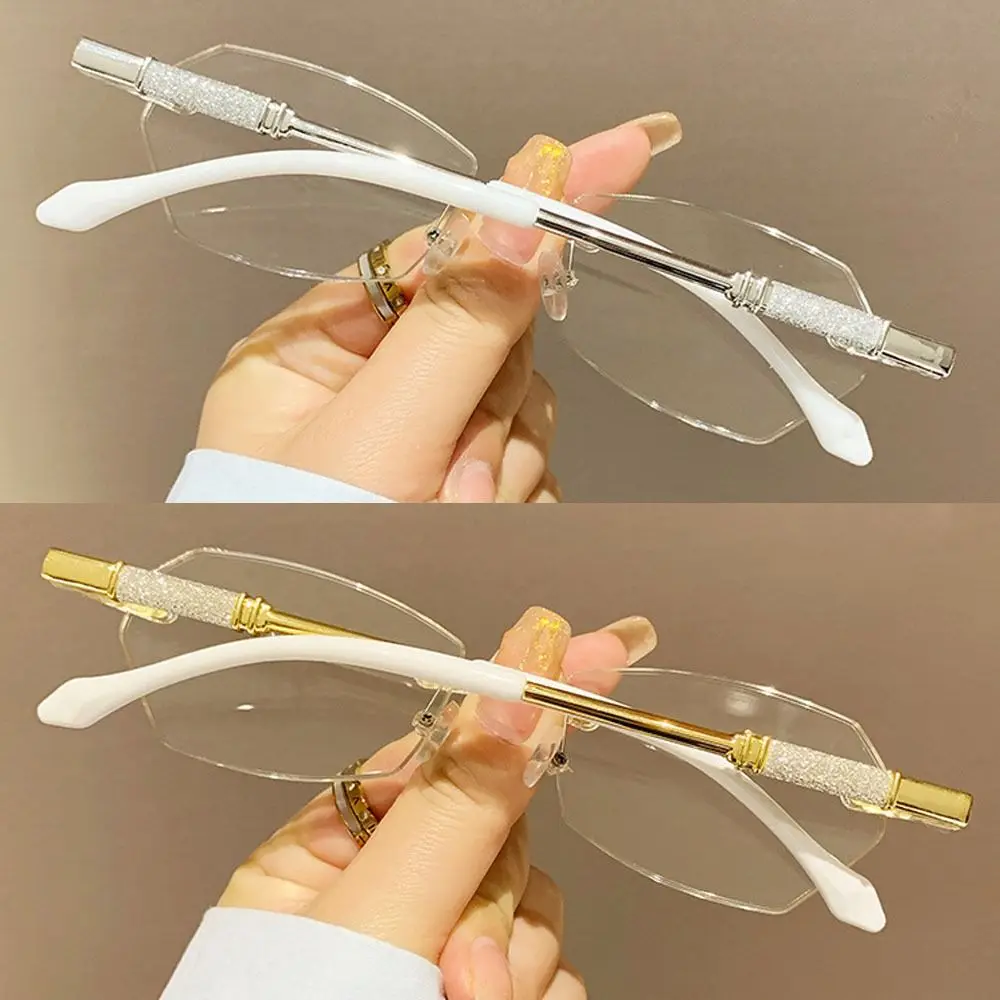 موضة حجب الضوء الأزرق طويل النظر النظارات مكافحة التعب خفيفة قطع إطار نظارات العناية بالرؤية طول النظر الشيخوخي نظارات #4