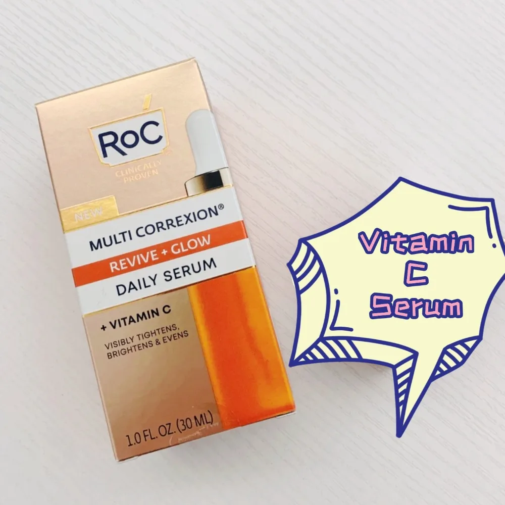 Roc 1PCS 30ml Siero di vitamina C antietà Riduce le rughe Illumina la pelle Essenza del viso Formula leggera non grassa Cura della pelle