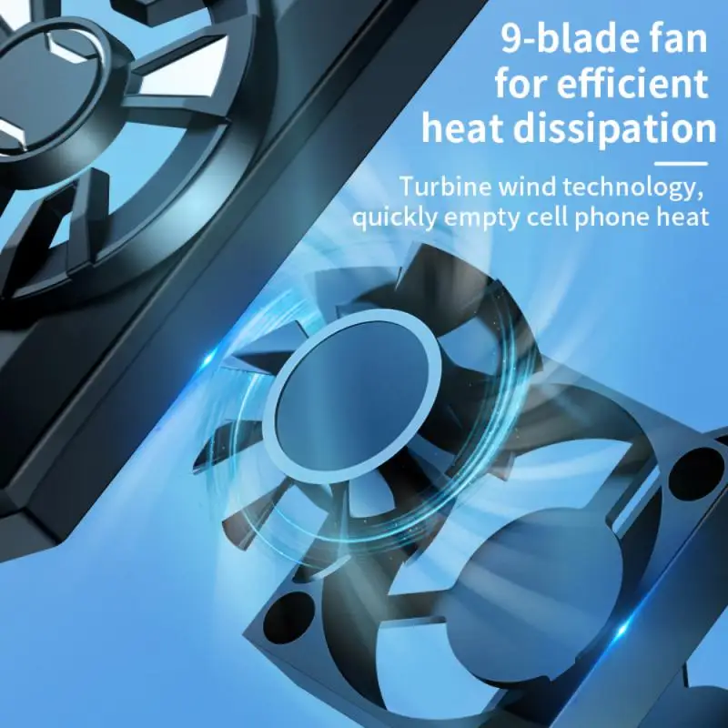 Mini Mobile Phone Game Radiator Gaming Cooling Fan Air-cooled