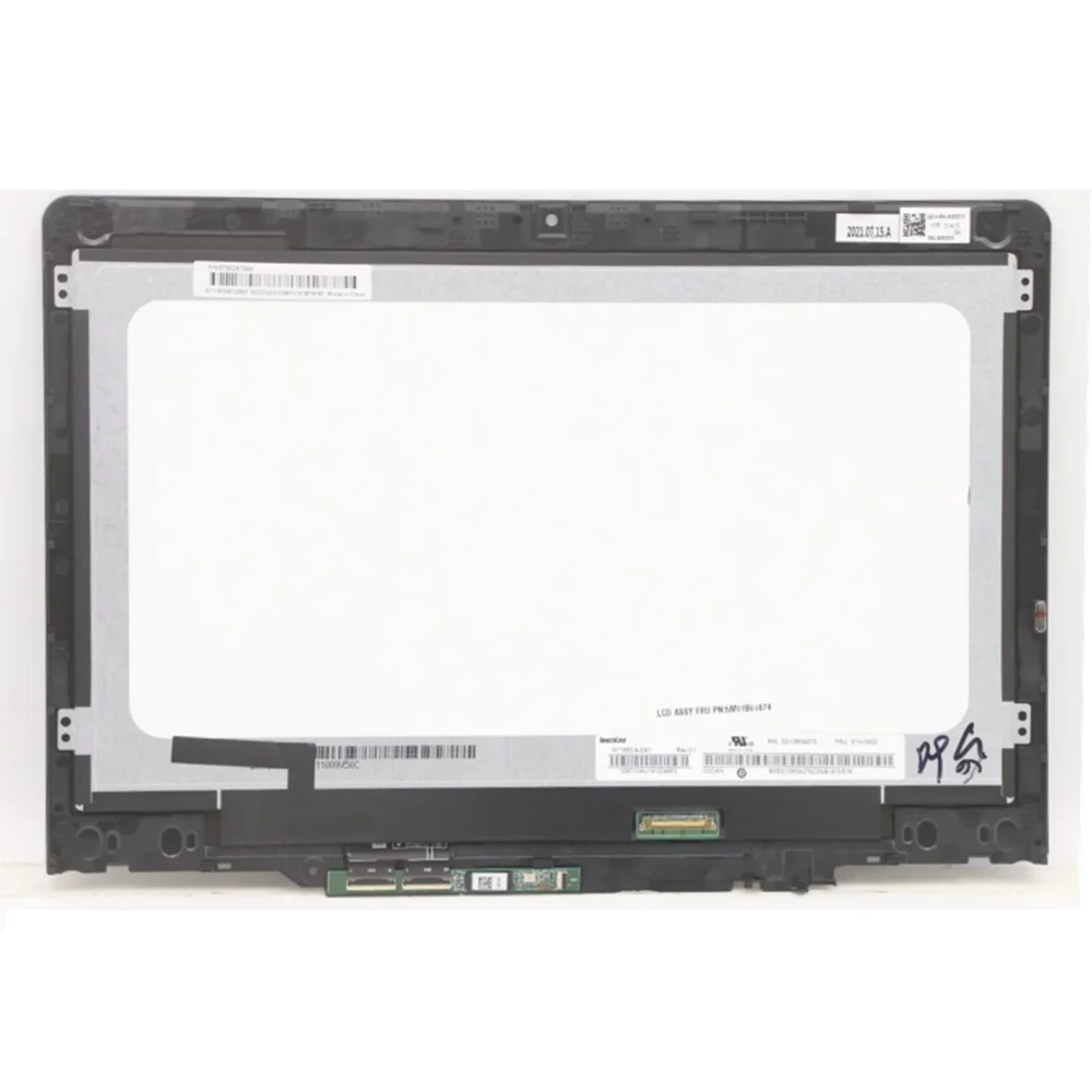 5M10W64489 New For Lenovo 11e Yoga Gen 6 20SE 20SF 11.6" 30Pins LCD Touch Screen Assembly w/Bezel Board N116BCA-EA1