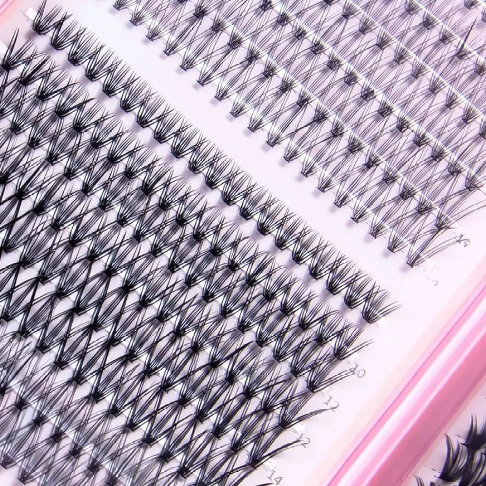 Individual Eyelash Clusters D Curl Segmented False Lashes Natural Wispy Makeup Extension Grafting Beauty Supplies