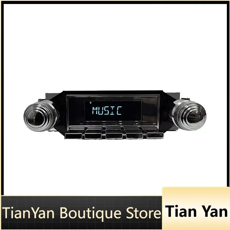 EE1 Portable Retro Car Radio MP3 Stereo Multimedia Player with USB AUX