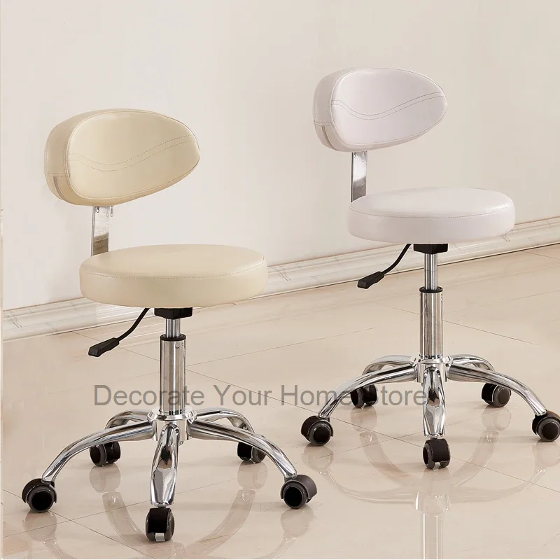 Beauty Stools Backrests Hair Cutting Doctors Chairs Hairdressing Workers Chairs Nurses Rotating Saddle Sedie Salon Furniture AA