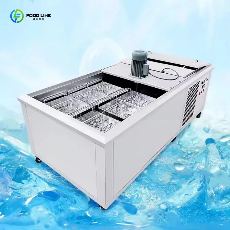 Customized Stainless Steel Commercial 6-Mold Ice Lolly Machine Electric Ice Popsicle Machine