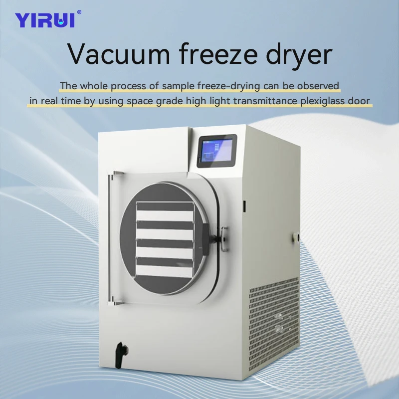 4kg 6kg 8kg 10kg Small For Food Household Home Use Lyophilizer Vacuum  Dryer Machine With Compressor