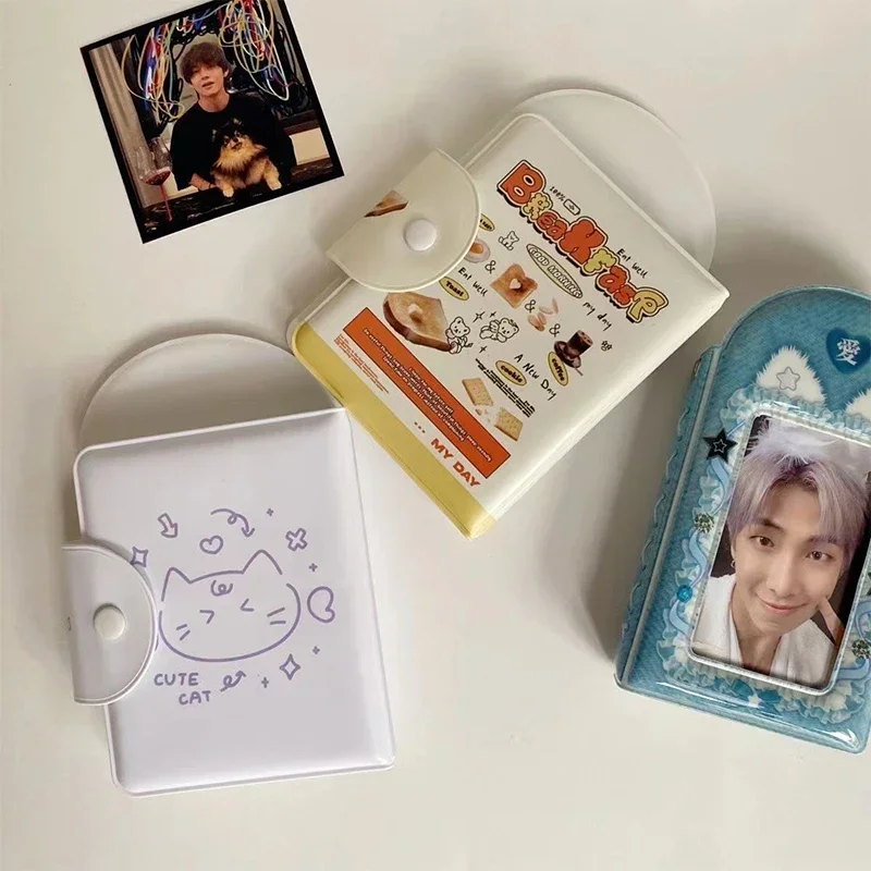 لطيف 3 بوصة حقيبة بطاقة واحدة ستار مطاردة بطاقة كتاب الحب الفول بطاقة صغيرة إدراج نمط ألبوم الصور كتاب التخزين #2