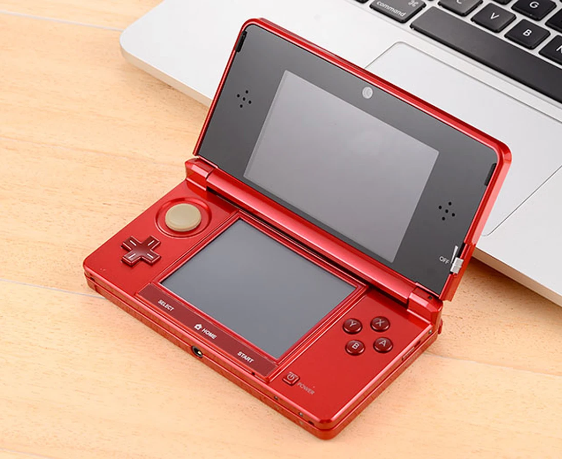 전문 리퍼브 오리지널 레트로 3DS 게임 콘솔, 닌텐도 3DS 휴대용 게임 콘솔, 3.5 인치 터치 스크린 무료 게임