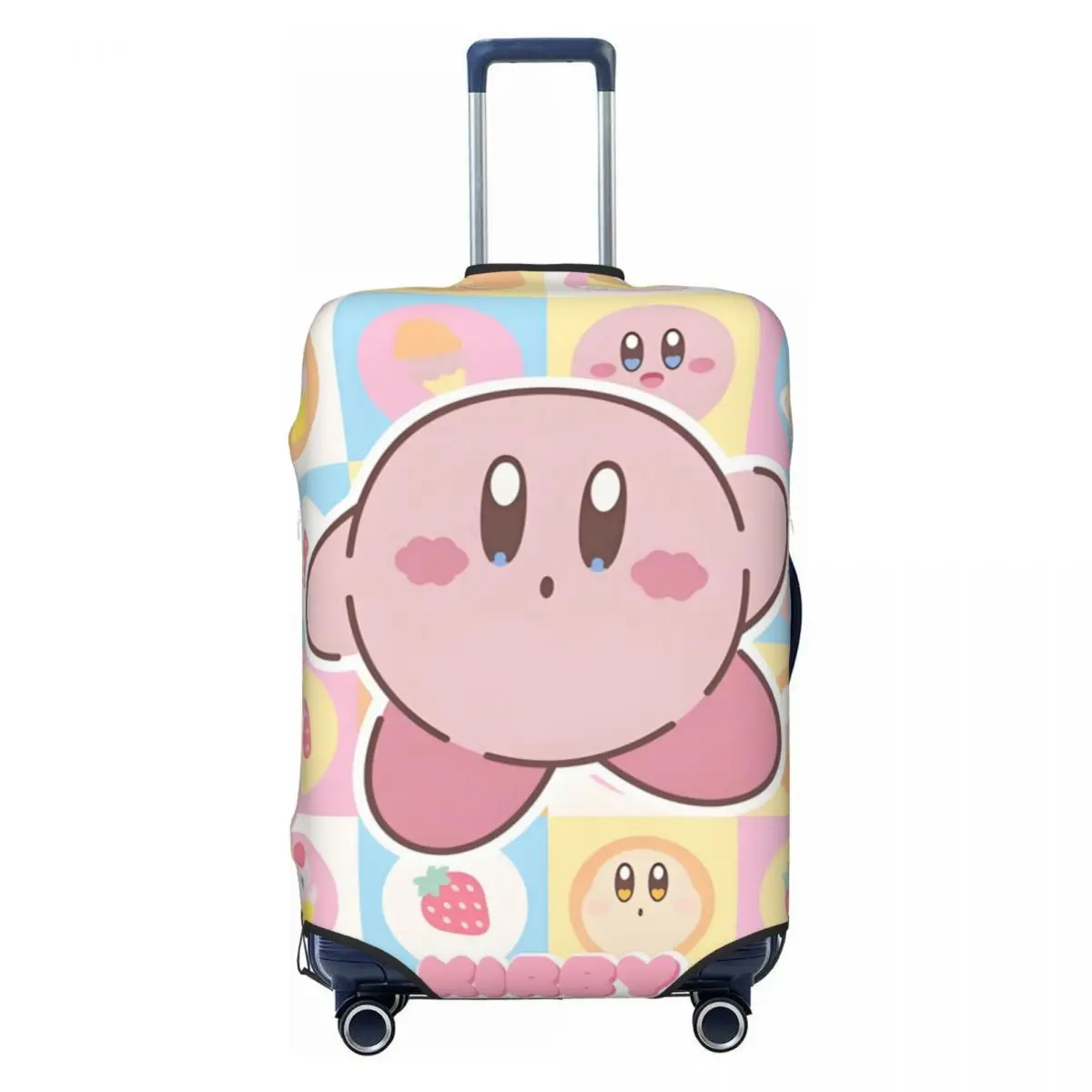 

Чехол для чемодана Custom Kawaii K-Kirbys с милыми классическими игровыми персонажами, защитный чехол для чемодана, подходит для чемоданов 18-32 дюймов
