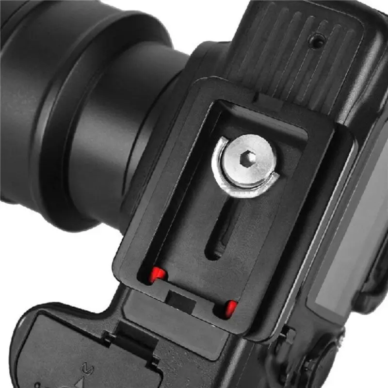 DT23 25 Pack 1/4 Inch Quick Release Plate D-Ring Mounting Screw Adapter for DSLR Camera Tripod Monopod