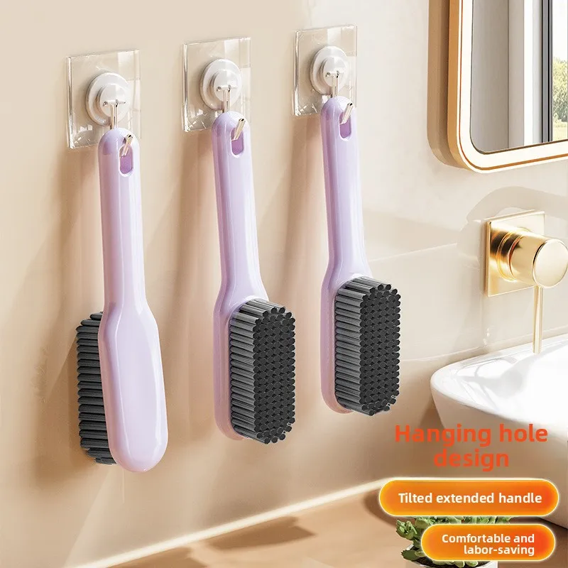 

Cleaning Brush Soft Bristled Liquid Shoe Brush Long Handle Brush Clothes Brush Shoe Clothing Board Brush Household Cleaning Tool