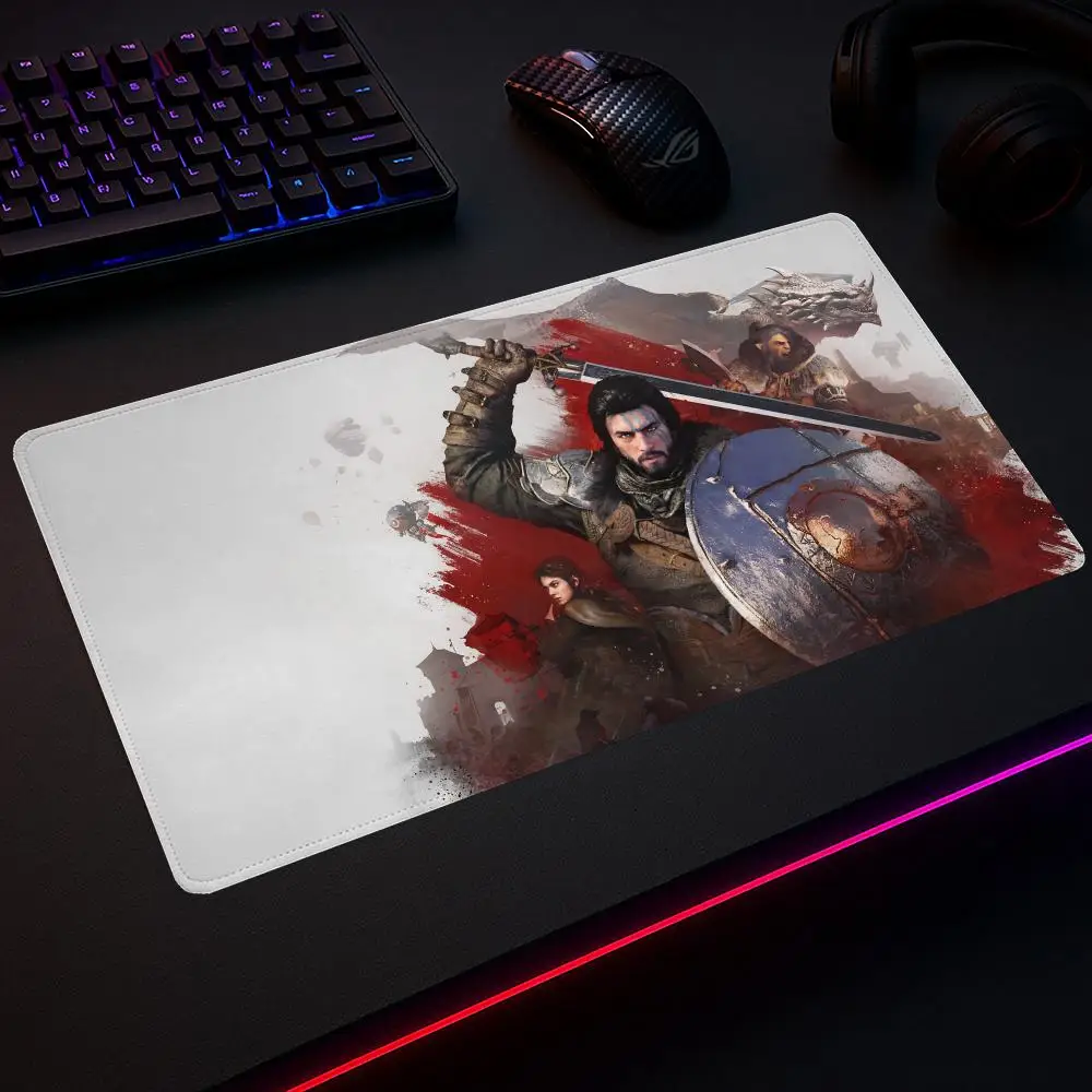Crimson Desert Mouse Pad Mousepad Gamer Speed Keyboard Office Non-slip Desk Pad120x60cm Pc Extended Carpet