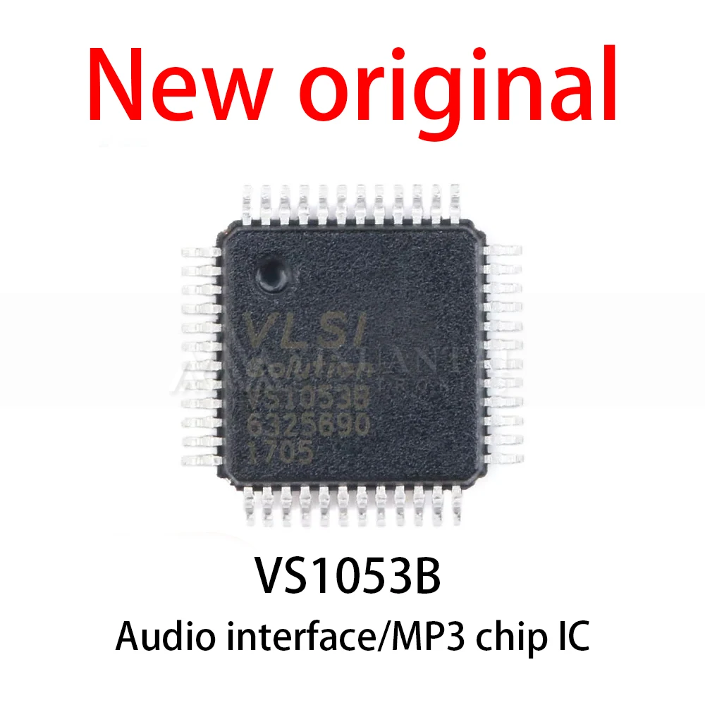 (5-20Piece) New original VS1053B VS1053 LQFP-48 audio interface/MP3 chip IC ﻿