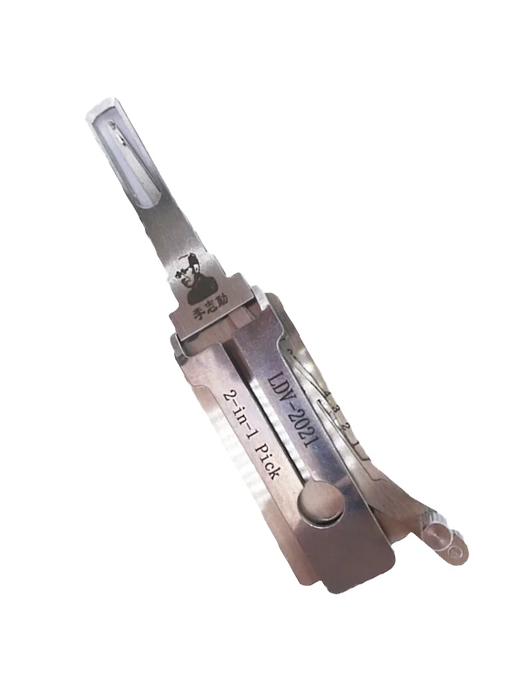 Lishi 2 in 1 LDV-2021 Lock Pick OriginalCar Door Open Decoder Ignition for MAXUS and Great Wall Models Vertical Milling