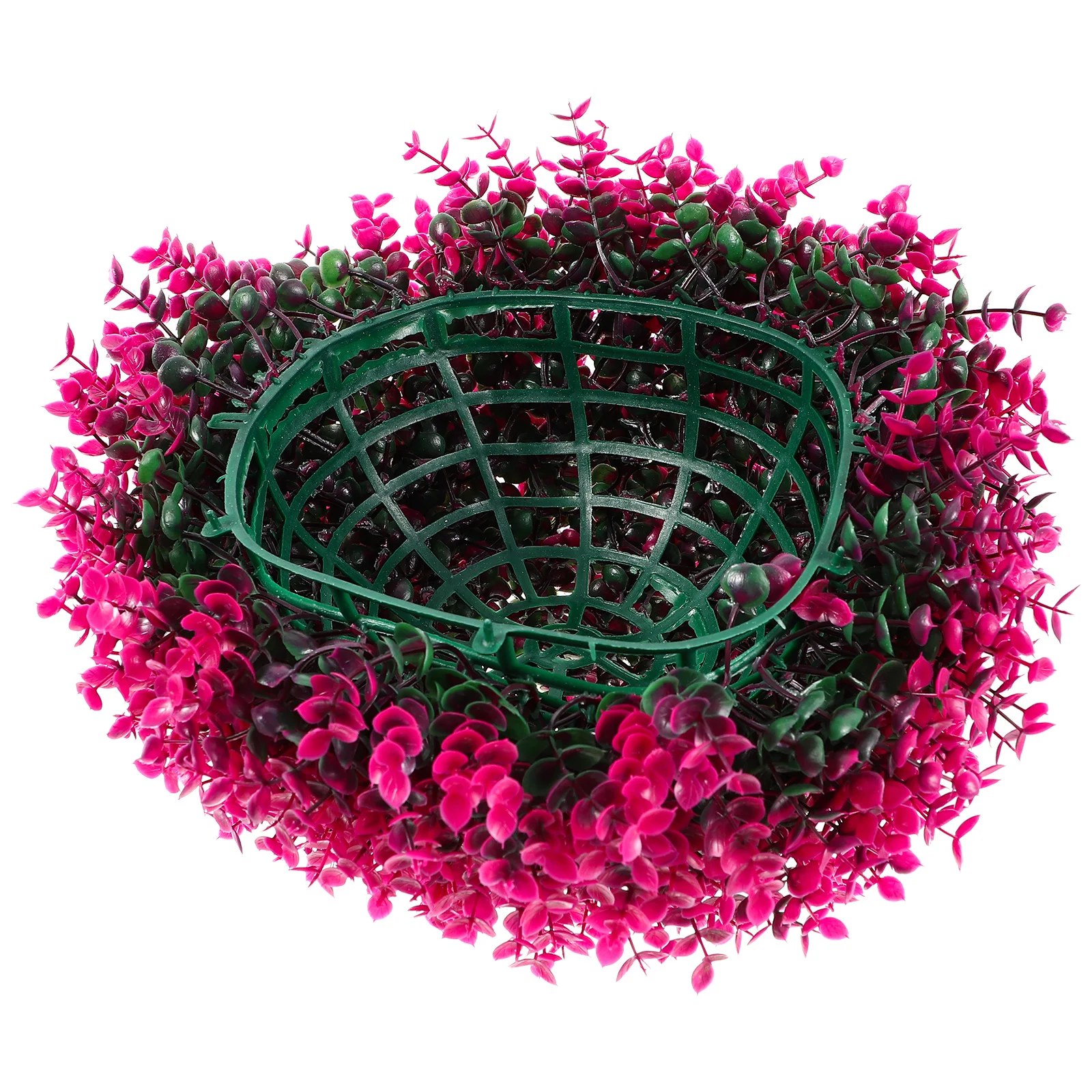

Eucalyptus Artificial Plant Ball 25cm Orange Lightweight Decorative Balls for Indoor Outdoor Wedding Party Banquet Topiary