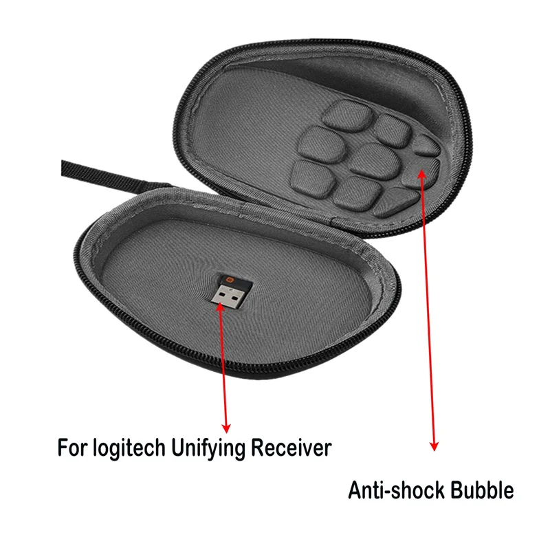 Сумка для хранения мыши для Logitech MX Master 3S, вертикальный дорожный чехол, портативный ящик для хранения, ударопрочный жесткий чехол из ЭВА, аксессуар