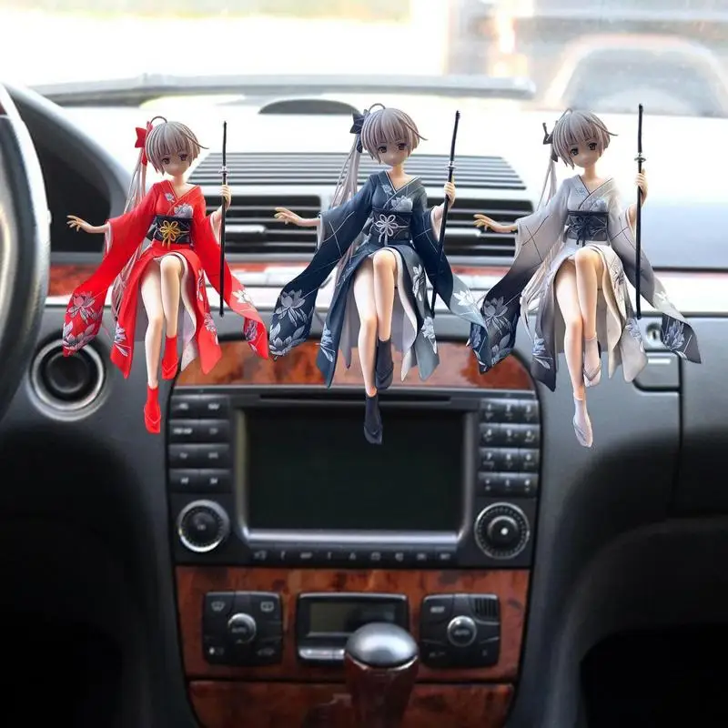 Yosuga No Sora Car Ornaments Cute Japanese Anime Character Figure Car Decoration Dashboard Desktop Display Model Toy