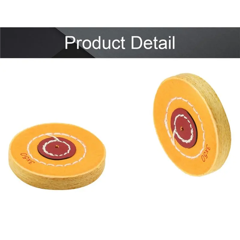 B97A-3 Inch Cloth Buffing Wheel 4Mm Hole For Jewelry Grinder