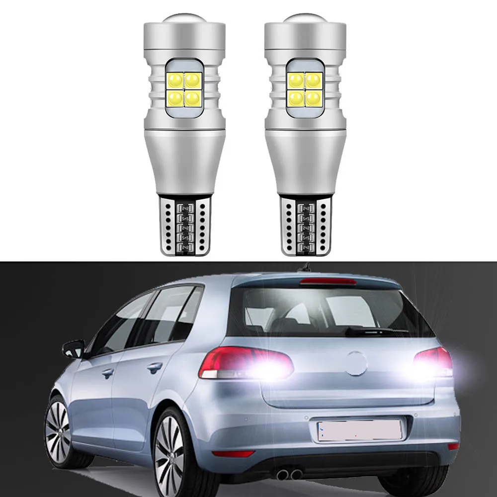 

2Pcs LED Backup Reverse Lights For VW Volkswagen Golf 6 7 MK6 MK7 2010-2018 Reversing light Bulb White Error Free