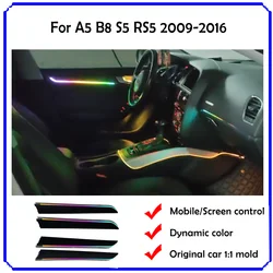 Gialulimn LED backlight For A5 B8 Q5 S5 RS5 2009-2016 Atmosphere Lamp Ambient environmental Light Decorative Kit