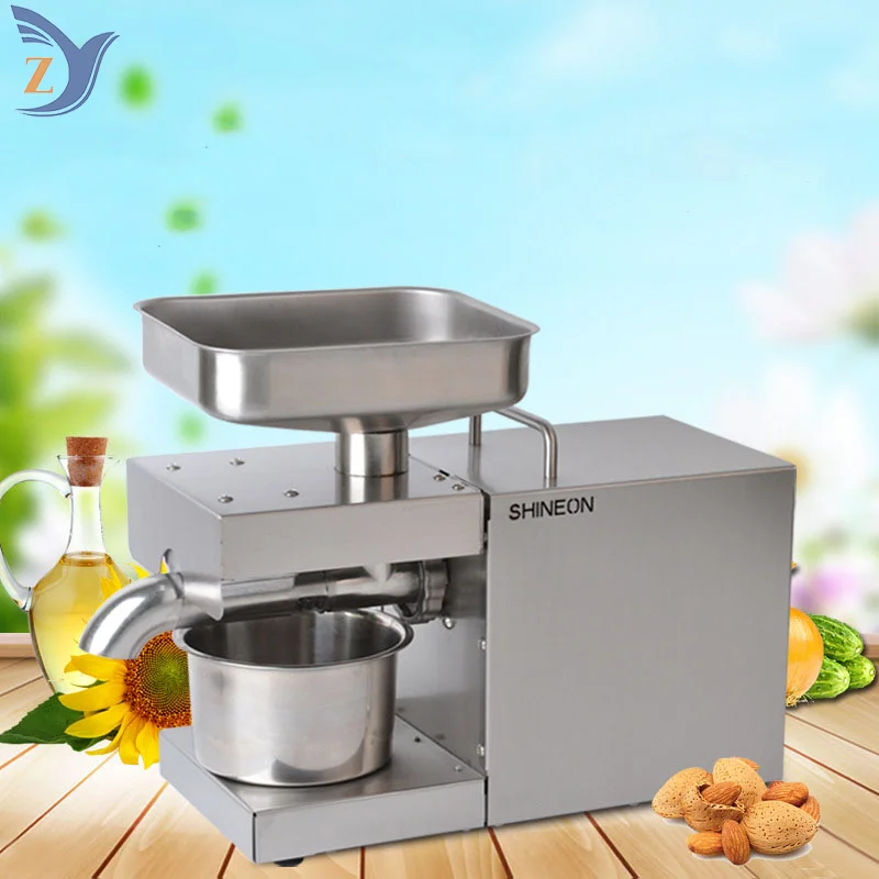 

Oil Pressers Machine MX9 Intelligent Stainless Steel Small Household Kitchen Appliances Peanut and Edible Equipment Maker