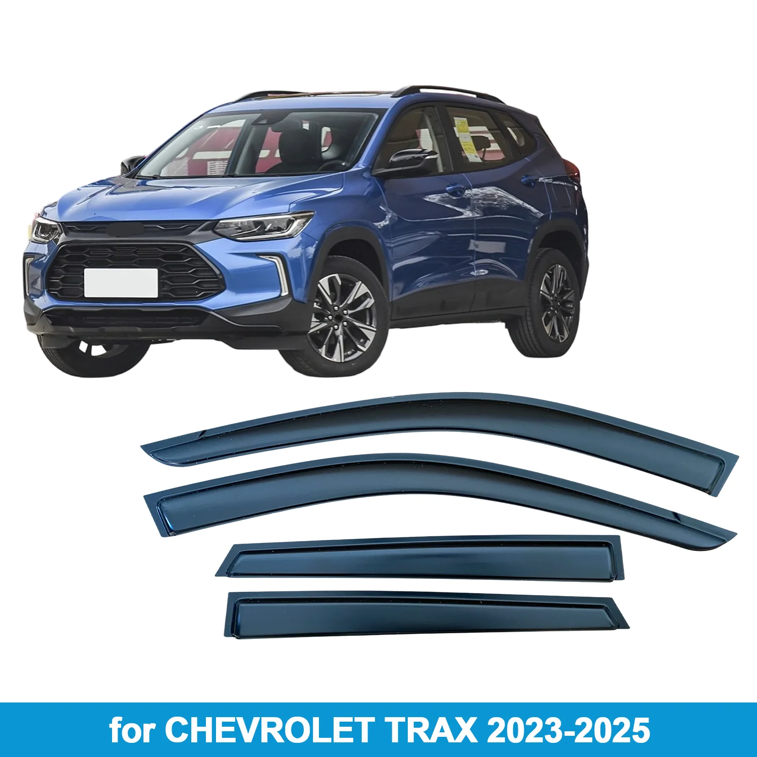 

Оконный козырек для CHEVROLET TRAX 2023 2024 2025, защита от дождя, боковой дефлектор, защита от атмосферных воздействий, лента для наружного крепления