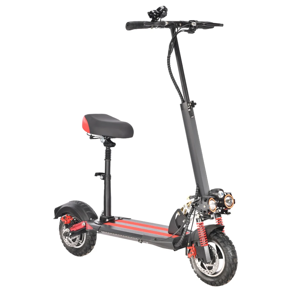 

Electric Scooter Adults 800W 48V Electric Fat Tire Scooter High Performance Kick Scooter Portable Folding Commuting E-scooter