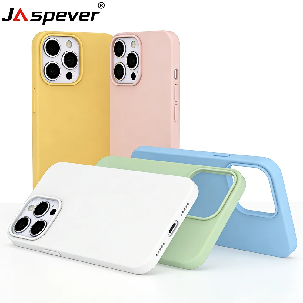 

Luxury Candy Color Silicone Soft Case For iPhone 17 Air 17E 16 16E 15 14 Plus 13 12 Mini Pro Max Matte Ultra Thin Frosted Shell
